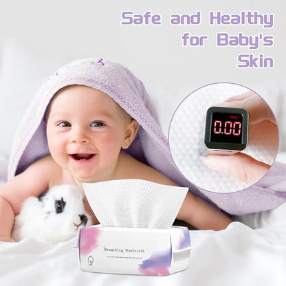 Disposable Face Towel 600 Count, Soft Cotton Face Towels, Dry Wipes Facial