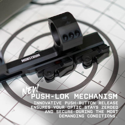 Monstrum Hypergrip Cantilever Scope Mount with Quick Release | 34 mm Diameter