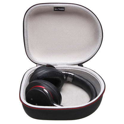 Headphone Headset Case Compatible with JBL, Beats, Sony, Soundcore Anker, Raycon, TOZO, SteelSeries, Logitech, Jabra, Bose, Audio-Technica, Sennheiser Headphones, Black+Grey