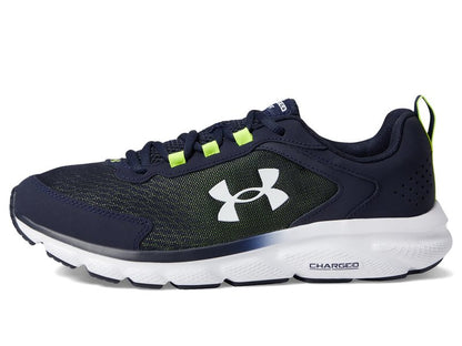 Under Armour Men's Charged Assert 9, (404) Midnight Navy/Yellow Ray/White, 15