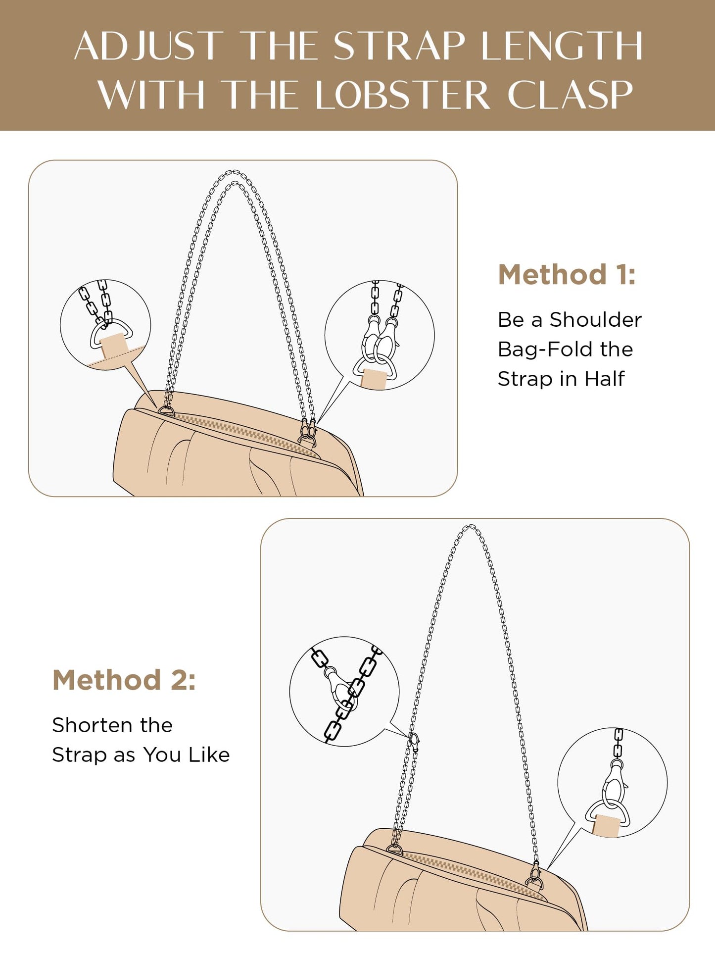 SWEETV Dressy Vegan Leather Clutch Purse for Women Formal, Soft Pleated PU Evening Clutch for Weddings, Proms, Cocktail-Gemma