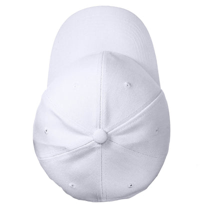 Falari Baseball Cap Adjustable Size for Running Workouts and Outdoor Activities All Seasons (2pk White & White)