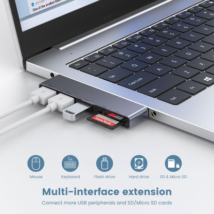 Fidioto USB Hub, 4-Port USB Splitter(1 * 3.0 Hub, 3 * 2.0 Hub) USB Splitter USB Expander for Laptop,Windows PC,Mac,Printer,Flash Drive,Mobile HDD, Notebook PC