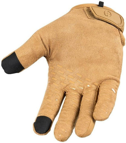LA Police Gear Men's Core Patrol Glove, Durable and Lightweight Work Gloves for Men, Touchscreen Compatible Gloves, Enhanced Grip for Better Control, Coyote, XLarge