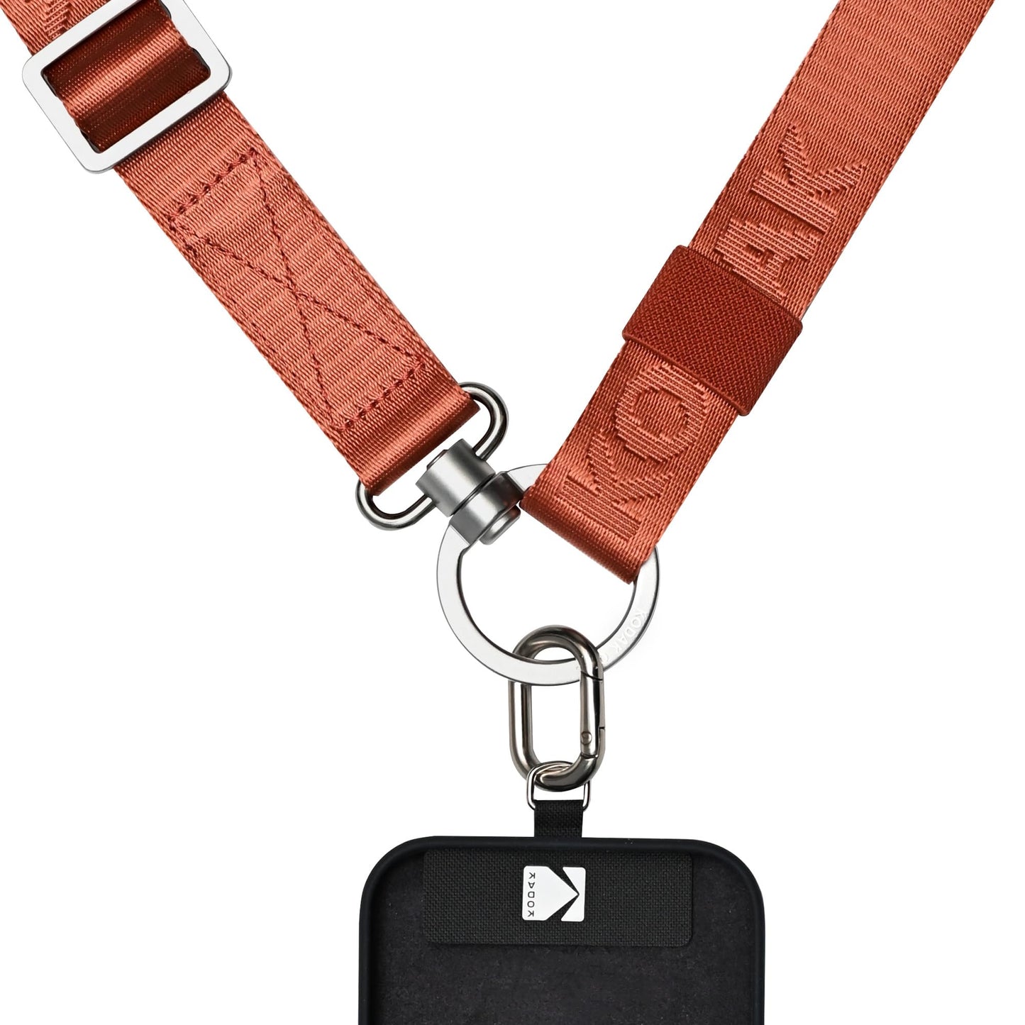 KODAK Multi-Purpose Camera Strap (Burgundy) - Quick-Detach System, Lightweight, Durable Metal Swivels, Multiple Usages, SLR Cameras, Compact Cameras, Smart Phones
