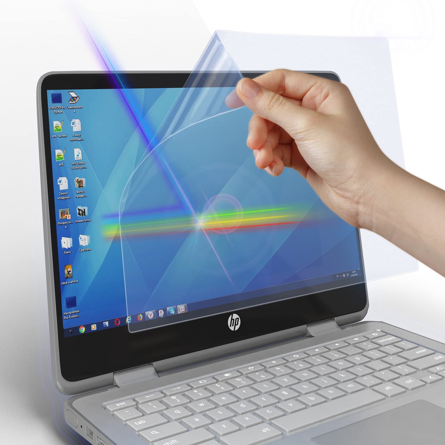 Premium Anti Blue Light and Anti Glare Screen Protector (3 Pack) for 12.5 Inches Laptop. Filter Out Blue Light and Relieve Computer Eye Strain to Help You Sleep Better