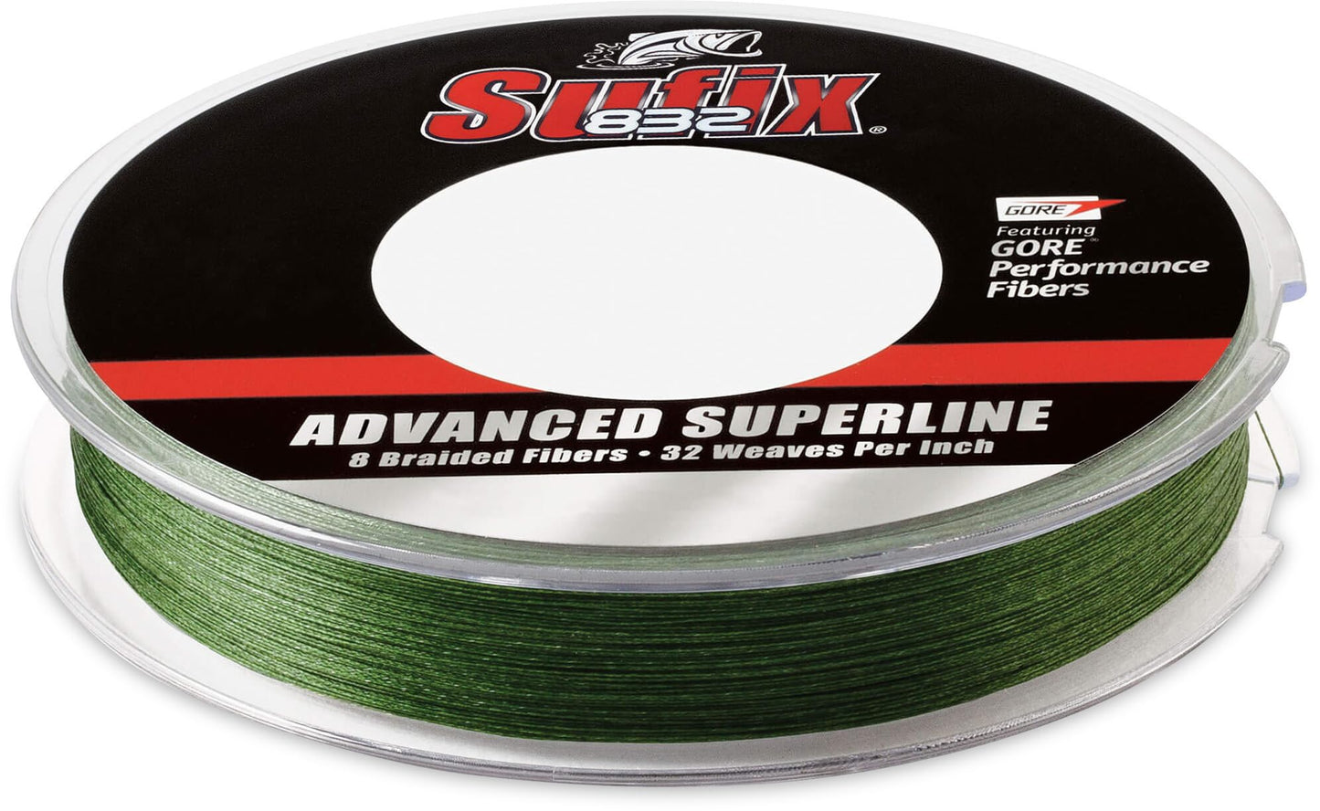 Suffix 832 Braid 40 lb Low-Vis Green 150 yards