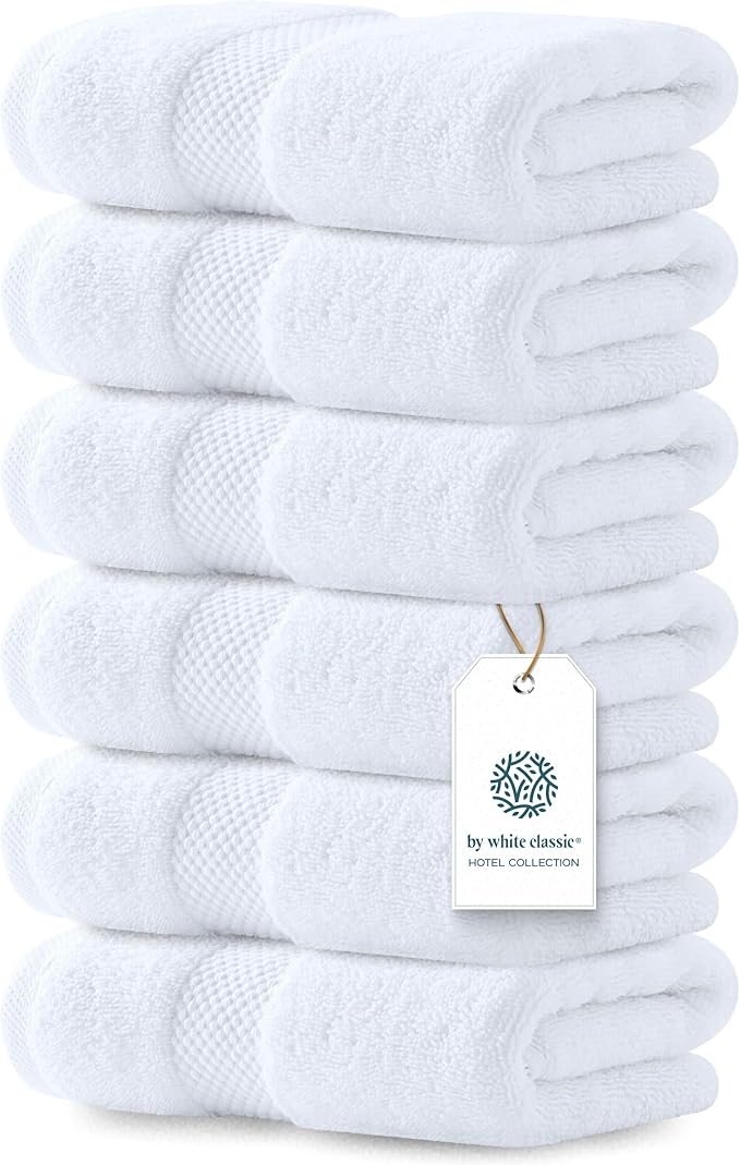 Luxury White Hand Towels