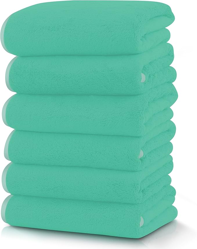 TENSTARS Silk Hemming Hand Towels