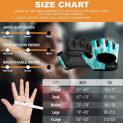 Minimal Weight Lifting Gloves,Short Micro Workout Gloves Grip Pads with Full Palm Protection & Extra Grip for Men Women Weightlifting,Gym,Exercise Training