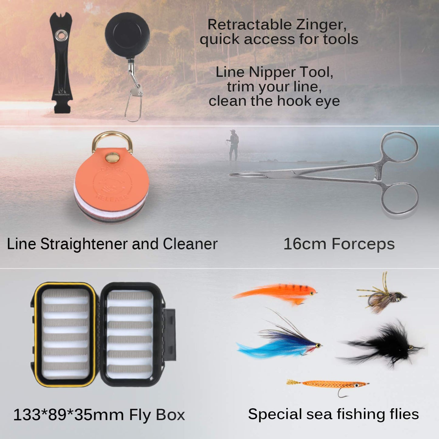 M MAXIMUMCATCH Maxcatch Predator Saltwater Fishing Rod: 9ft, 4-Piece, 8/9/10/12 Weight (Saltwater Predator Fishing Combo, 9' 10wt 4 Pieces)