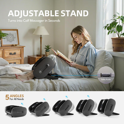 SUMELL Foot Massager with Heat & Ice Therapy - FSA HSA Eligible, Deep Kneading Shiatsu Compression w/Adjustable Intensity, Father's Day Gift for Plantar Fasciitis Relax, Neuropathy and Pain Relief
