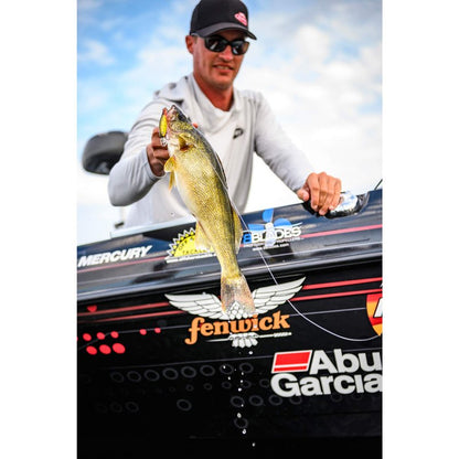 Berkley Flicker Shad Shallow Fishing Lure, Blue Tiger, 2/7 oz, 2 3/4in | 7cm Crankbaits, Size, Profile and Dive Depth Imitates Real Shad, Equipped with Fusion19 Hook