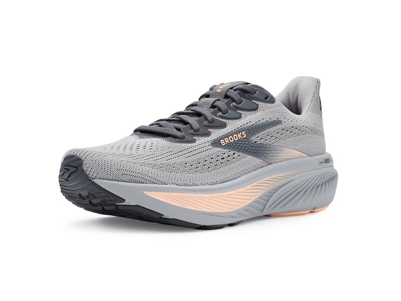 Brooks Women's Ghost 17 Alloy/Blackened Pearl/Peach 11 Medium