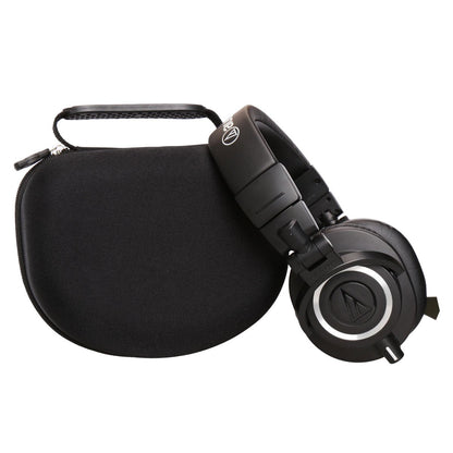 Aproca Case Compatible with Audio-Technica ATH-M50X ATH-M50XGM ATH-M40x ATH-M30x ATH-M20x / Sony MDR7506 Professional Studio Monitor Headphones, Portable Storage Bag for Accessories (Black)