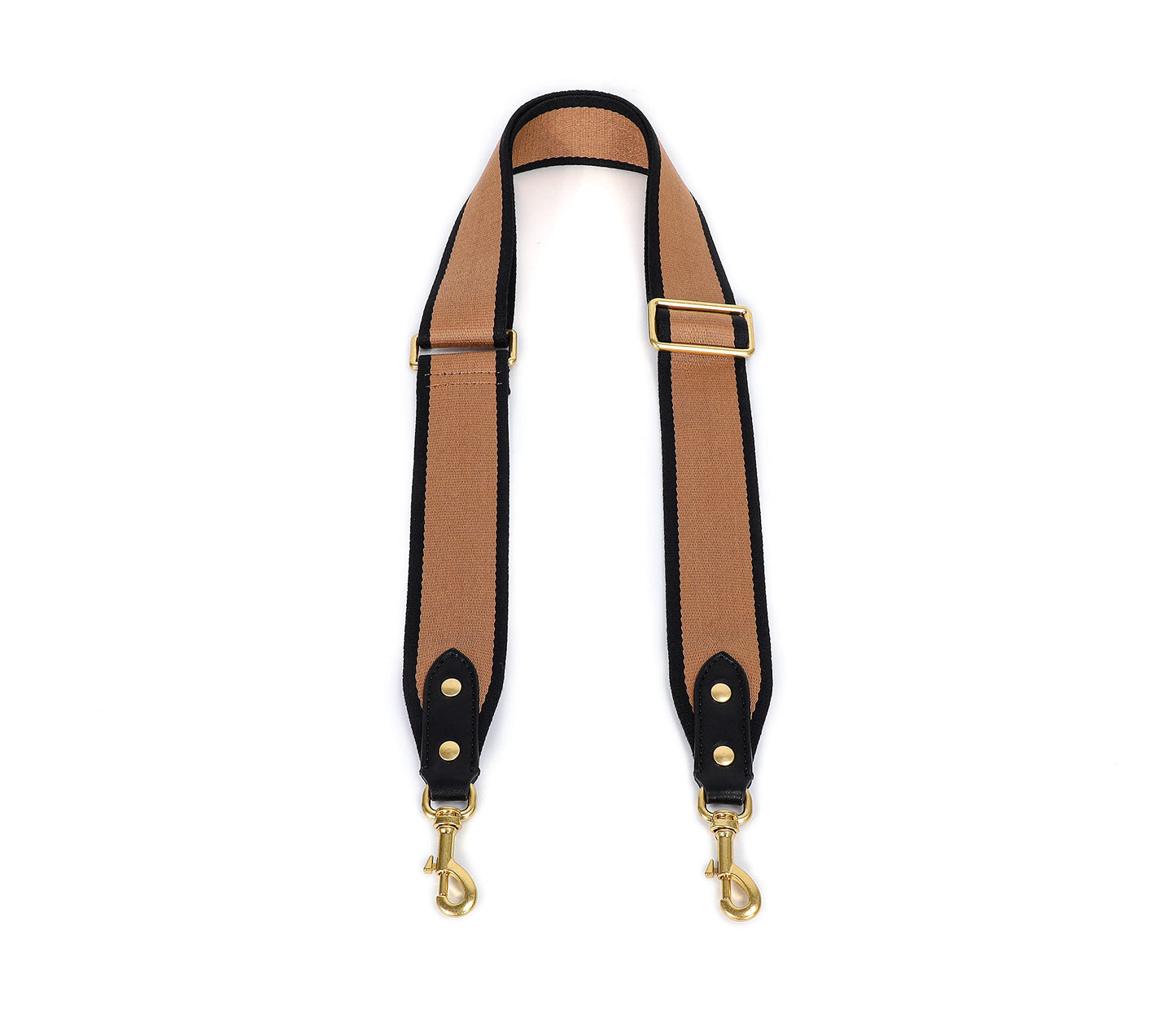 GOXTECH Purse Strap Replacement Crossbody Handbag Stripe Wide Adjustable (Brown -Bag Strap)