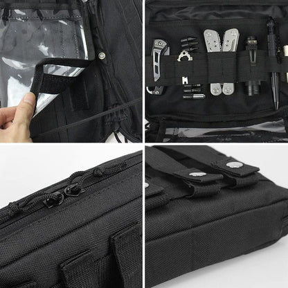 WYNEX Tactical Admin Molle Pouch, Medical EDC EMT Utility Bag Shell Design Attachment Pouches 1000D Nylon Hiking Belt Bags