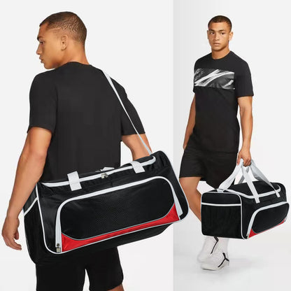 Gym Bag for Men - 55L Black Durable Large Duffle Bag for Travel, Workout, Fitness & Sport