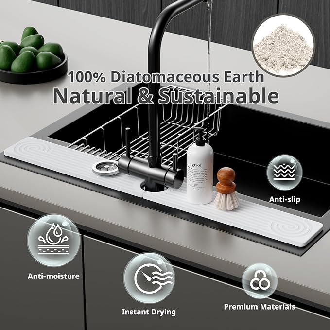 Quick Dry Sink Splash Guard