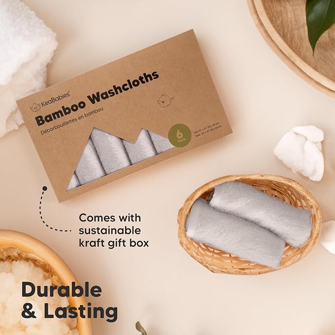6-Pack Baby Washcloths