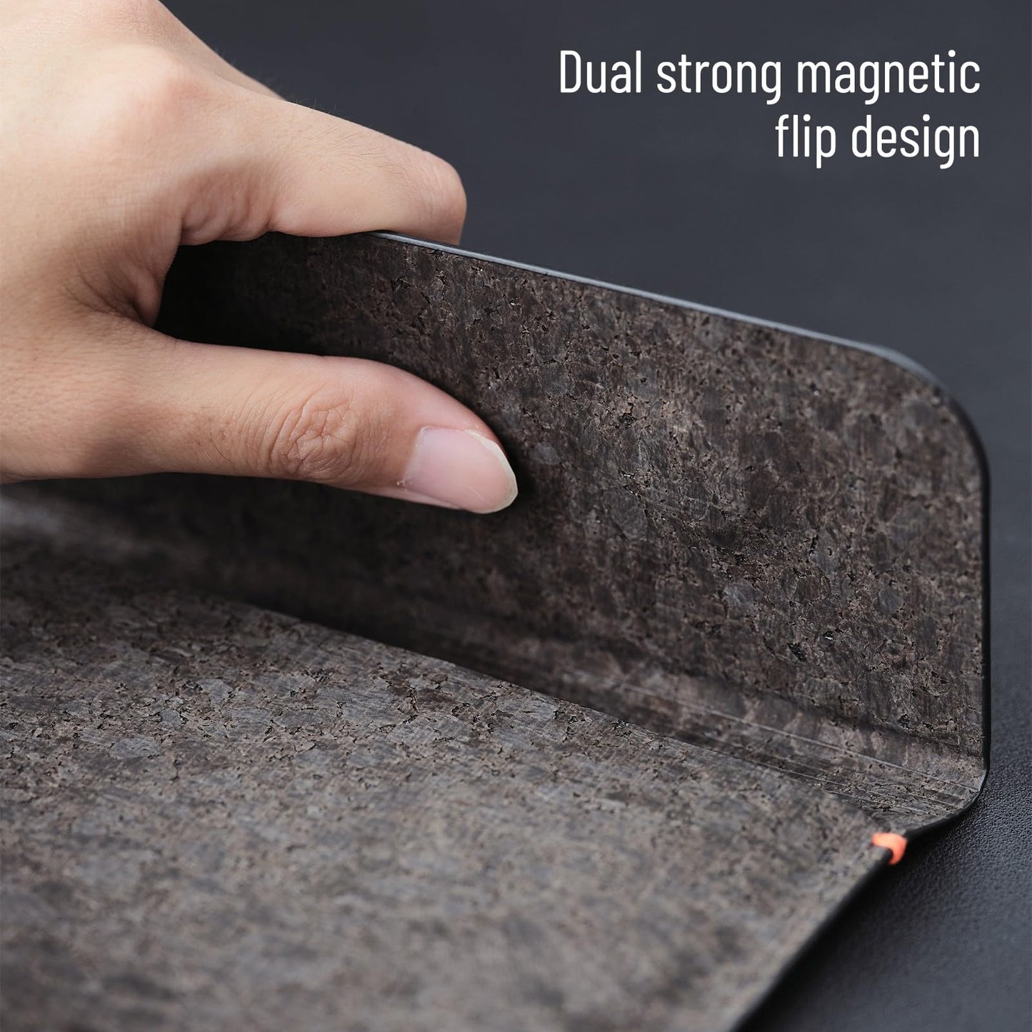 LOFREE Low-Profile Mechanical Keyboard Sleeve, Cork PU & Microfiber Leather Protective Case, Magnetic Closure Design, Compatible with Flow2 Series (100)