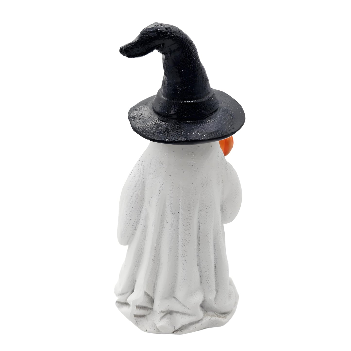HARUHI Adorable Spooky Ghost Statue Figurine Cute Halloween Decor for Desk Shelf Home & Garden Decoration（Ghost Mage）