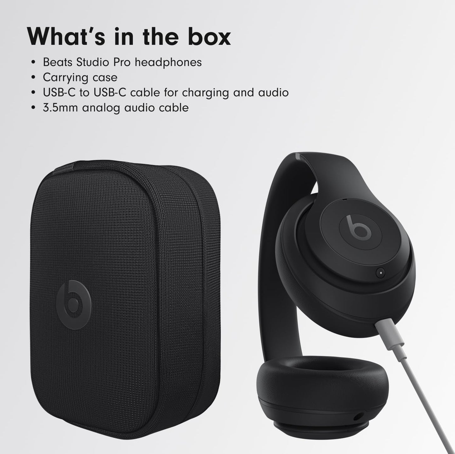 Beats Studio Pro with AppleCare+ for Headphones (2 Years) - Black
