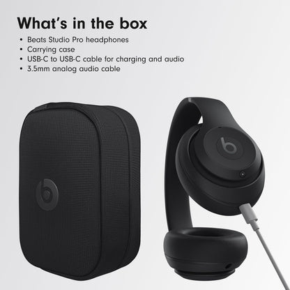 Beats Studio Pro with AppleCare+ for Headphones (2 Years) - Black
