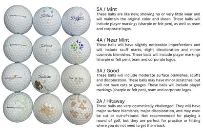 Golf Ball Planet 72 Ball Mesh Bag Hit Away Practice Used Golf Balls