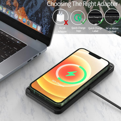 Wireless car Charger Charging pad 15w Non Slip FastCharger for car Wireless Phone Charger for Android for iPhone 11/12/13/14/15/16 Pro Max Xs,Samsung Galaxy S20, S10+ Note 9，LG