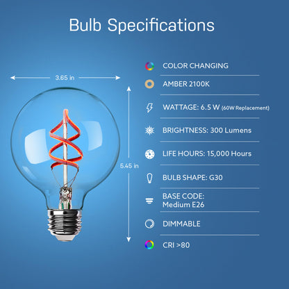 Feit Electric Smart Light Bulbs, 2.4Ghz WiFi Light Bulbs, No Hub Needed, Works with Alexa and Google, Dimmable 60 Watt = LED 9W, OM60/950CA/AG/3, 5000K Day Light, 3 Pack
