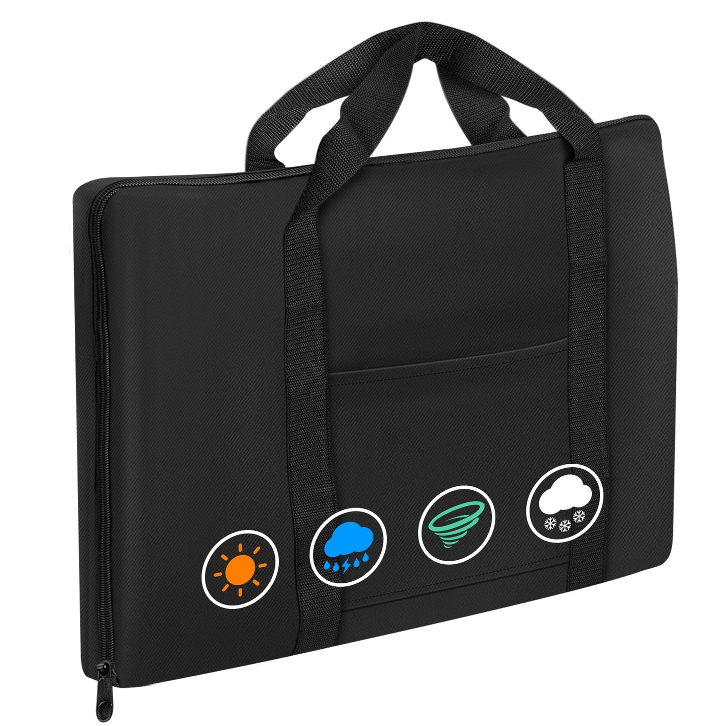 ZBXFCSH Heavy Duty 600D Polyester Medium Griddle Bag compatible with Camp Chef Single Burner Griddle Carry Bag - SG30, CGG16, SG14, FG20, MSG20 Cast Iron Griddle Bag Accessories -22''L×18‘’W ×1‘’H