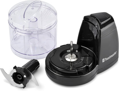Toastmaster TM-61MC 1.5 Cup One-Touch Mini Food Chopper, Black