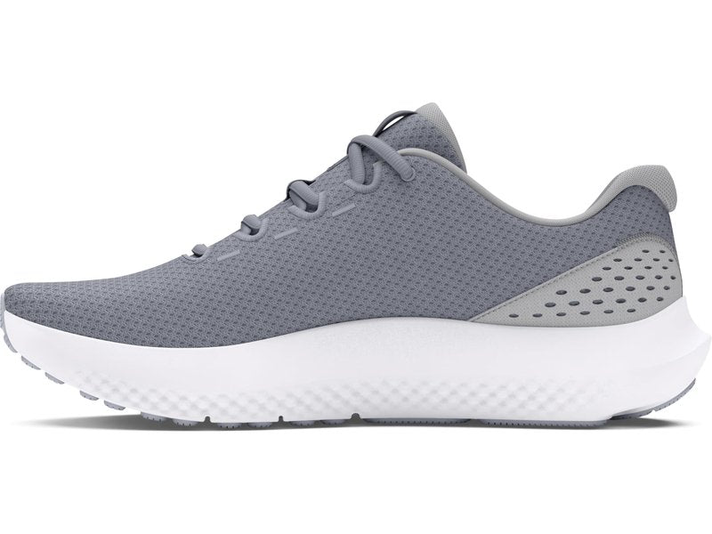 Under Armour Men's Charged Surge 4, (101) Steel/Mod Gray/White, 9.5, US
