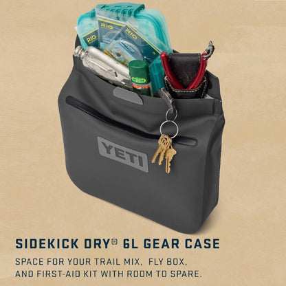 YETI Sidekick Dry 6L Gear Case, Black Forest Green