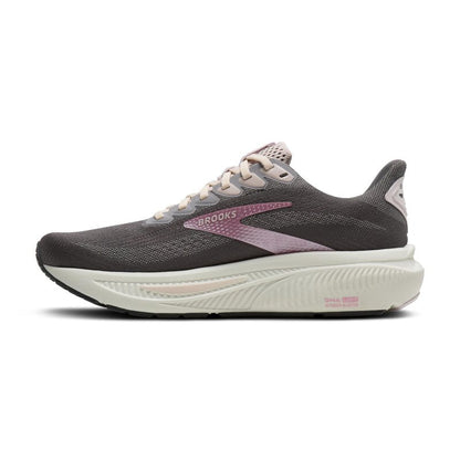 Brooks Women’s Ghost 17 Neutral Running Shoe - Poppy Seed/Pink/Bluewash - 8.5 Medium