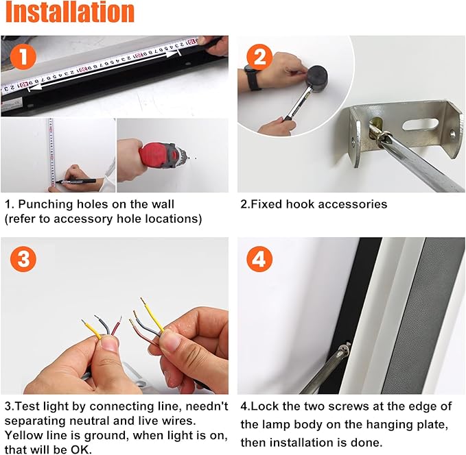 TooCust 1 Pack 40in Long Outdoor Led Wall Light, IP65 Waterproof, 50W Warm Light 3000K, Narrow Strip Light, Modern Long Wall Sconce for Garage, Wired Installation