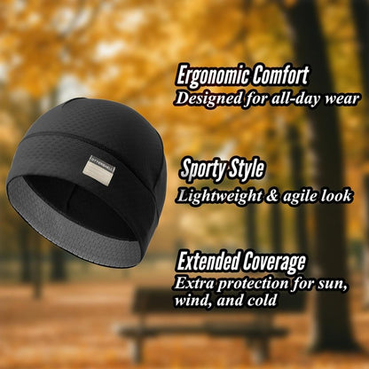 Beanie Skullcap for Men & Women - Thermal Lightweight & Breathable for Running, Skiing, Outdoor Activities