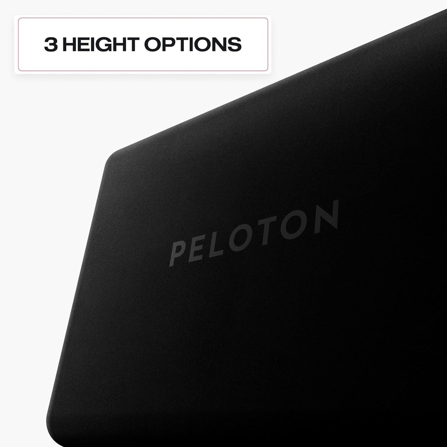 Peloton Yoga Block | Premium EVA Foam Yoga Blocks Available in Set of Two with Curved Edges and Corners, Accessories for Beginner and Advanced Yoga, 9 x 6 x 4 inches, Black/Red
