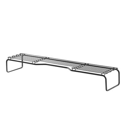 BLKP Pearl Metal AZ-5053 Stove Back Rack Limited Black Width 29.5 inches (75 cm) Above Exhaust Outlet Kitchen Storage Black