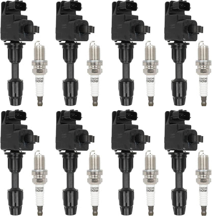 ECCPP 3 ignition coils with 3 iridium Spark Plugs,UF808,coils packs,for Smart Fortwo 2016-2017 0.9L‎224332428R,UF-808