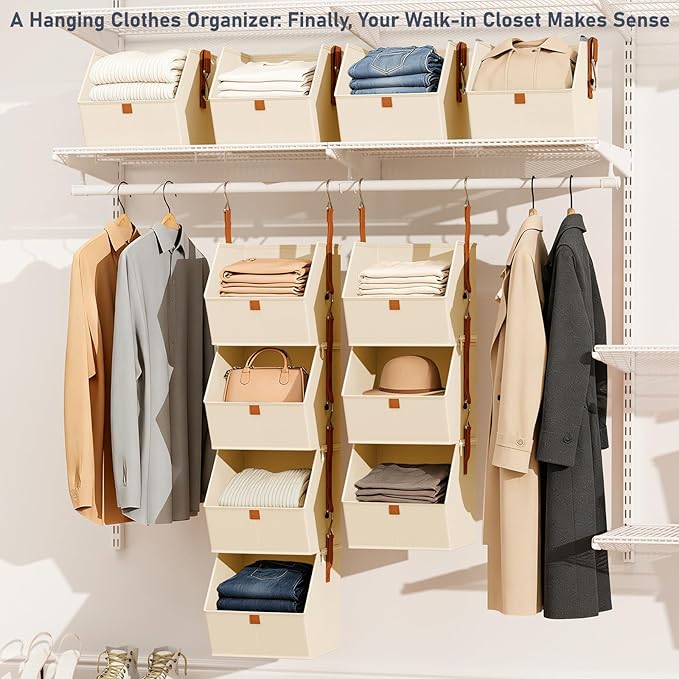 DIMJ Hanging Closet Organizer