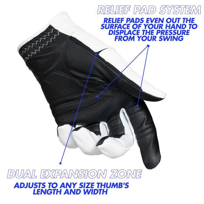 Bionic Men's RelaxGrip 2.0 Golf Glove, 2.0 DX, Left Hand, 2X-Large