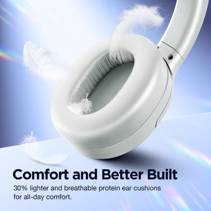 Upgrade Pro‑level Hybrid Active Noise Cancelling Headphones with HD Sound, Wireless Bluetooth Headphones Over The Ear Unequaled Comfort, Vivid Deep Bass, for Home Office Travel Birthday Gift Pcs