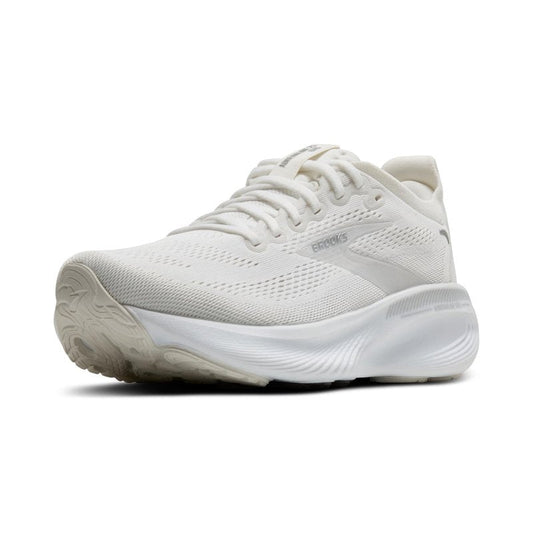 Brooks Women’s Adrenaline GTS 25 Supportive Running & Walking Shoe - White/White/Silver - 13 Medium