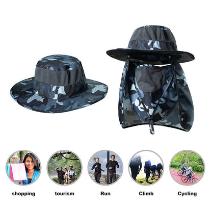 KOOLSOLY Fishing Hat,Sun Cap with UPF 50+ Sun Protection and Neck Flap,for Man and Women