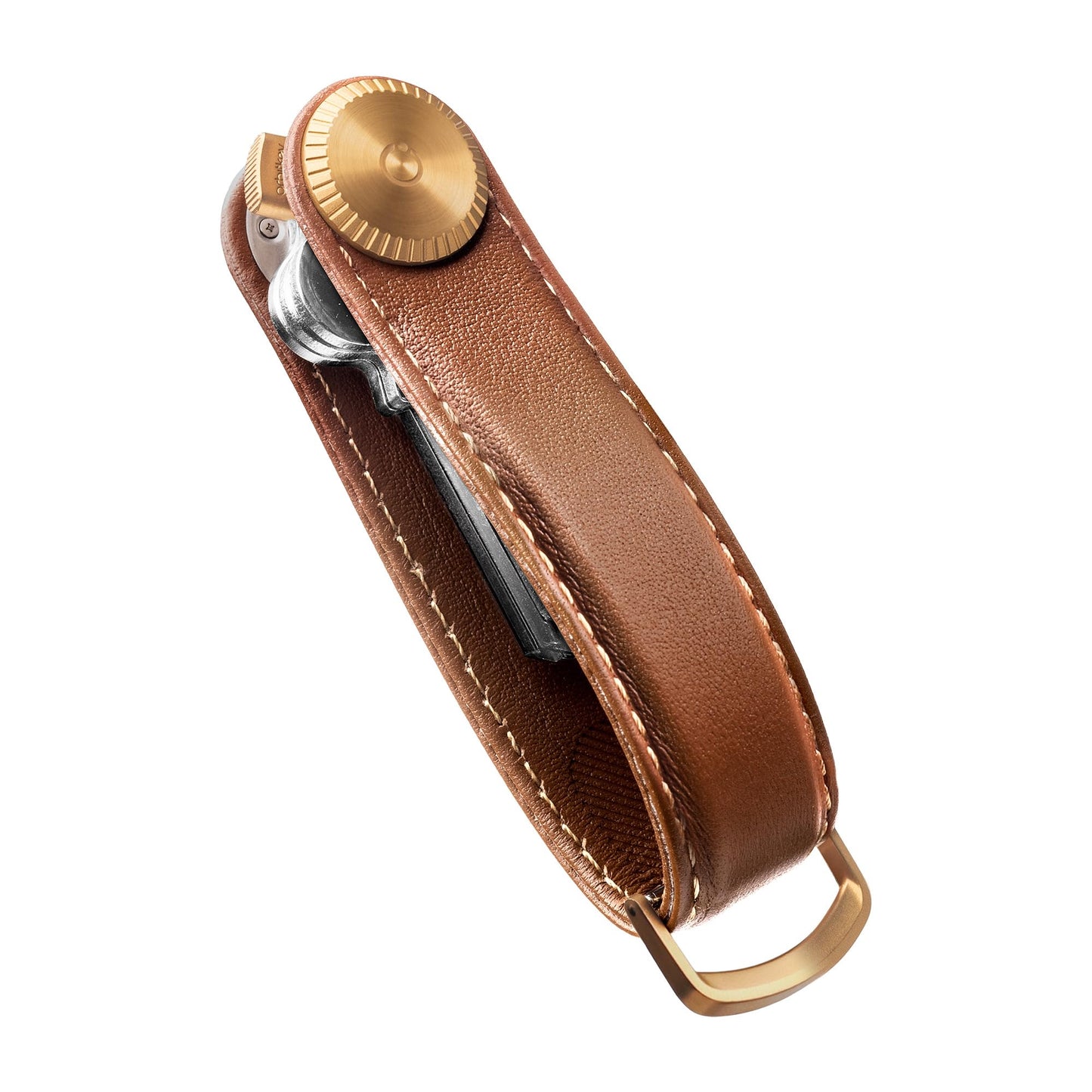 Orbitkey Key Organizer Pro - Leather (Cedar)
