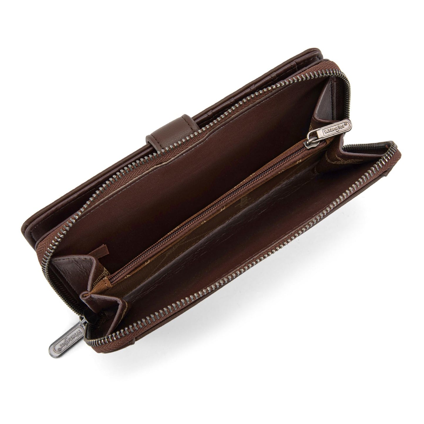 X Wrangler Women's Wallets Large Wristlet Wallets for Women Bifold Card Wallet, Card Cases & Money Organizers Ladies Female Clutch Phone with ID Window and RFID Lining