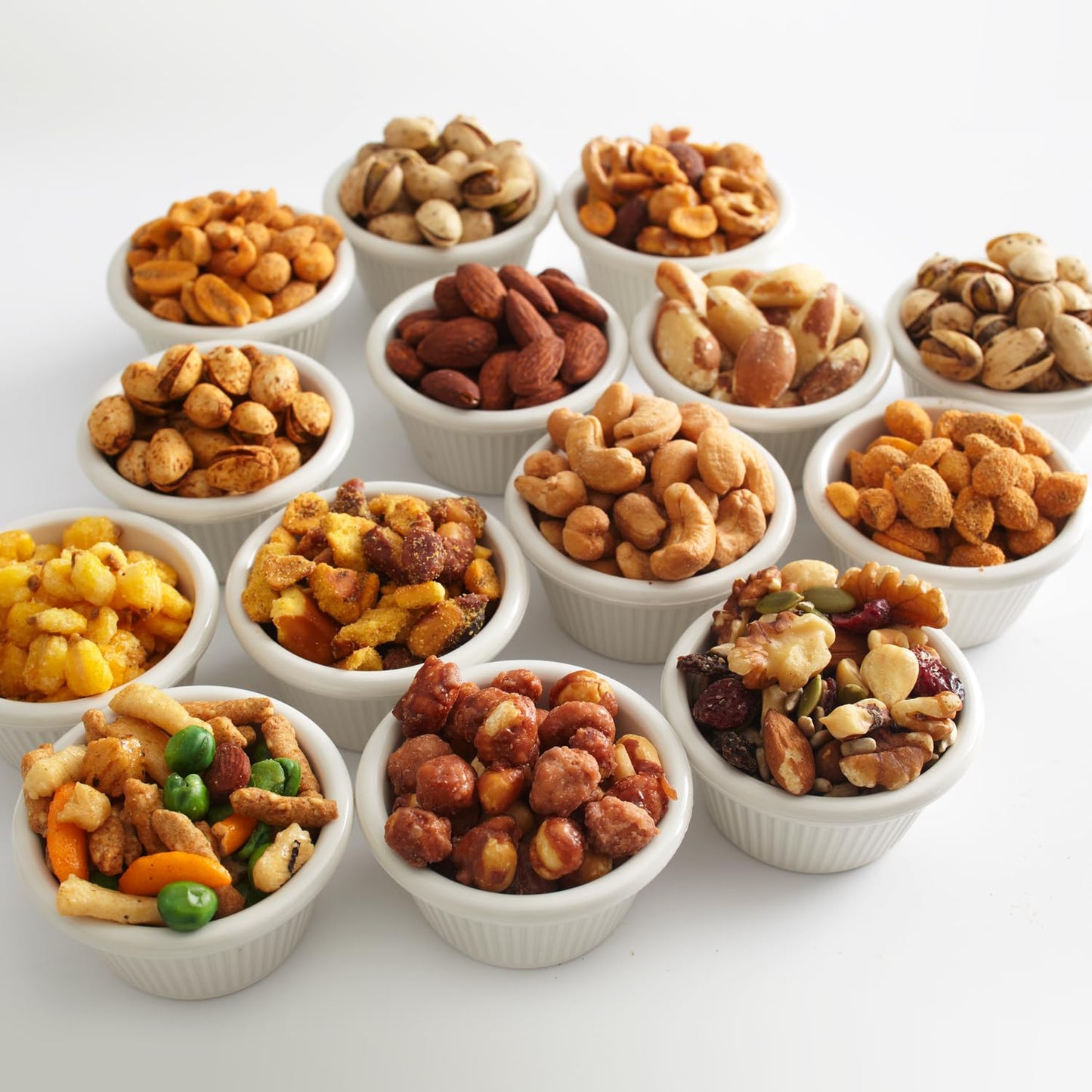BONNIE AND POP Nut Basket, Healthy Gift of Assorted Nuts in Reusable Wood Crate, Large Variety Tray with Unique Flavors, Fathers Day, Parties, Holidays, Birthday, Sympathy, Office, Thank You, Him, Her