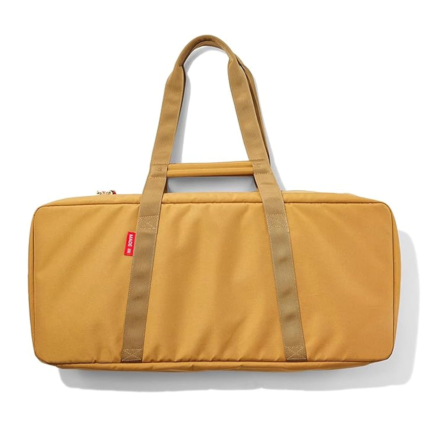 Made In Cookware - Griddle Utility Bag - Fits 2-Burner Carbon Steel Griddle - Removable Stain-Proof Interior - Luggage Grade Nylon - Camel Exterior and Olive Interior